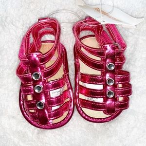 NWT GYMBOREE | 1 Baby Gladiator Sandals Newborn
